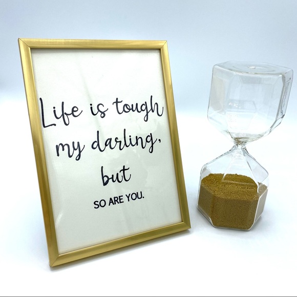 Hand Crafted Other - GOLD MOTIVATION OFFICE DESK DECOR